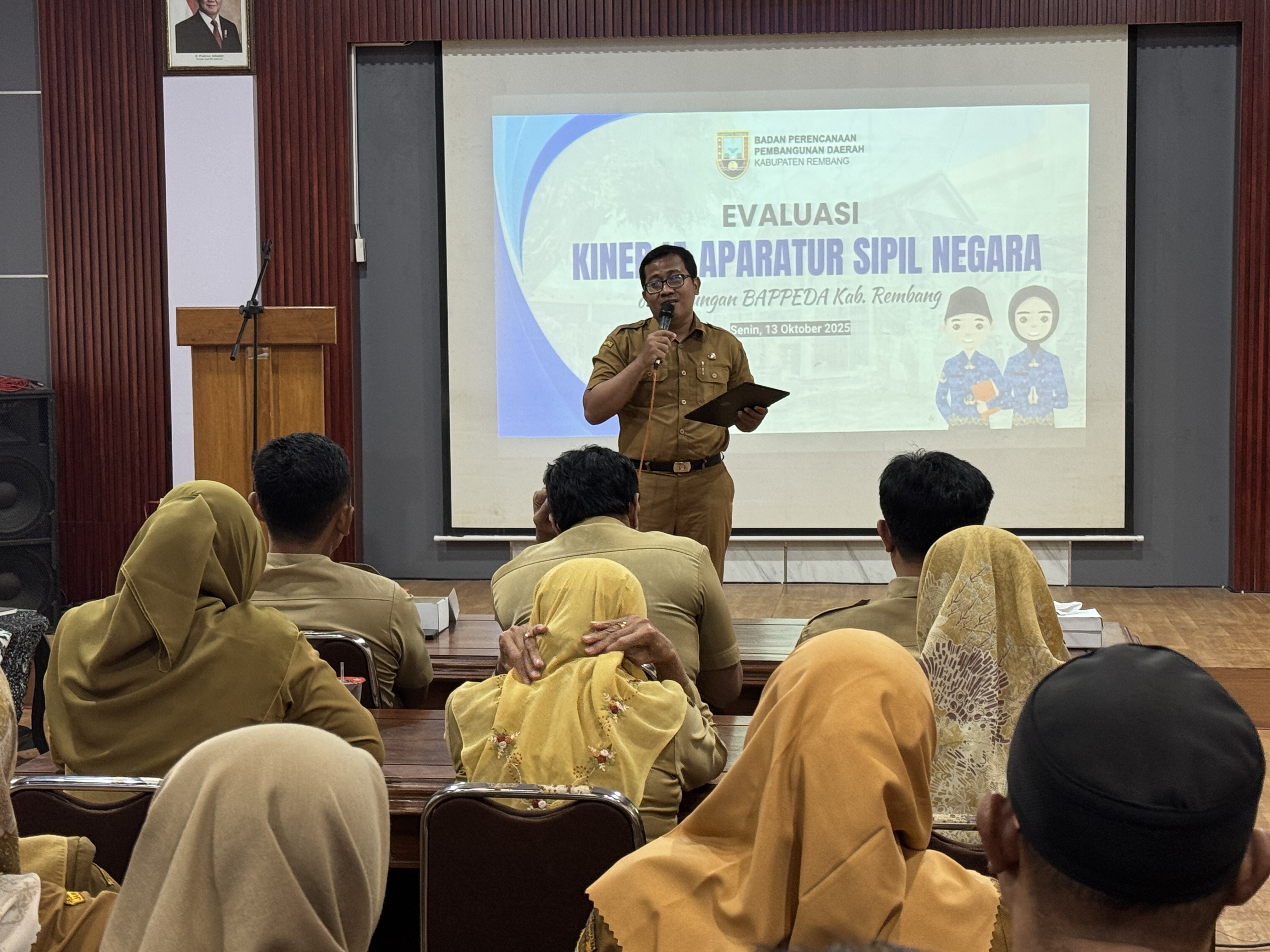 ASN Bappeda Rembang Ikuti Penguatan Integritas dan Disiplin