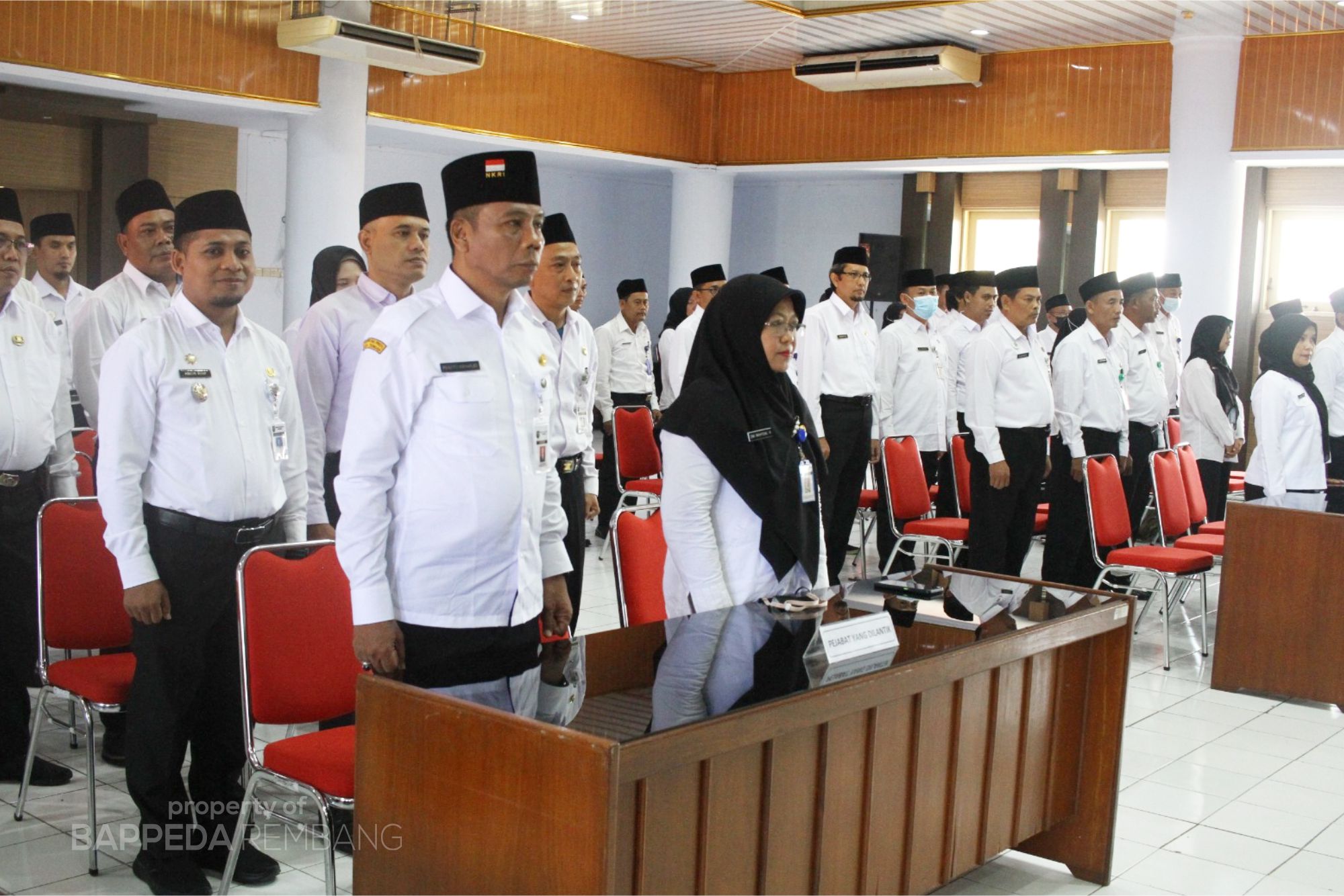 Secara Resmi, 4 Pejabat BAPPEDA Rembang Berganti