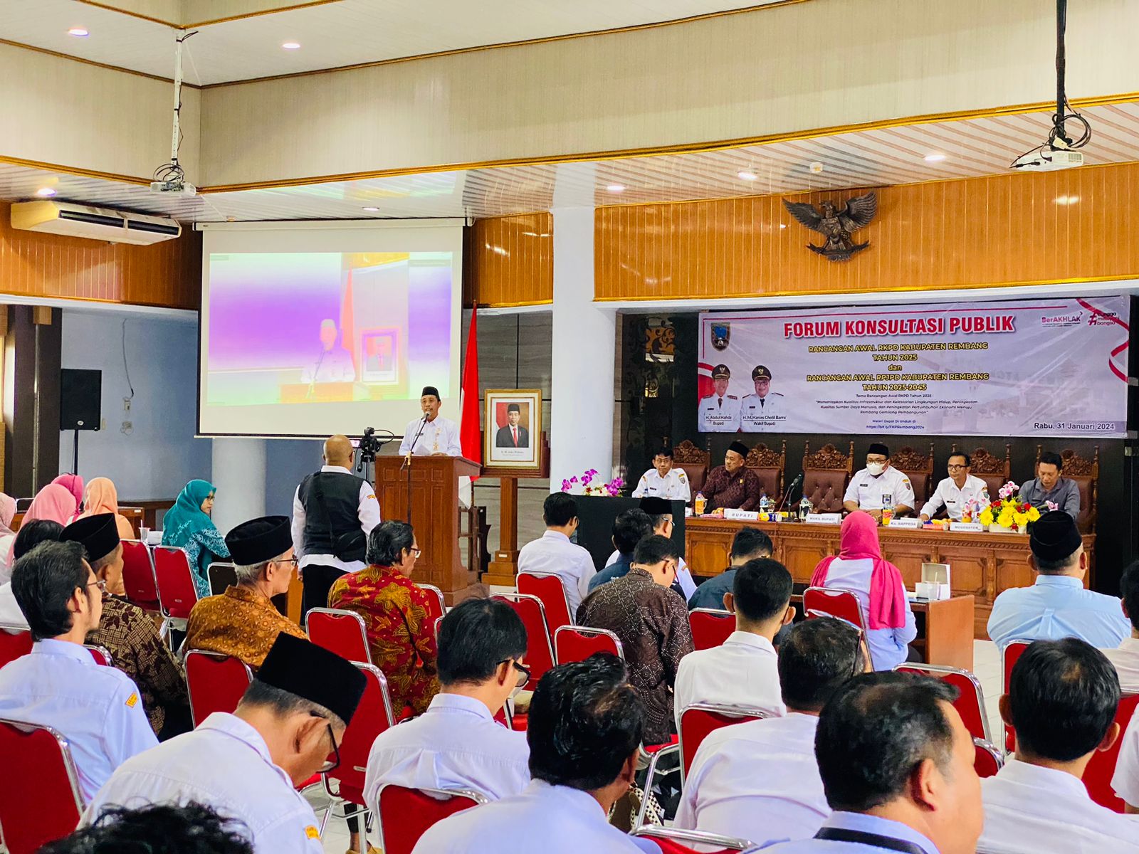 Pemkab Rembang Gelar Forum Konsultasi Publik (FKP) Ranwal RKPD 2025 dan Ranwal RPJPD 2025-2045